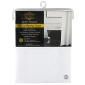 Wholesale - 70"x72" WHITE 2D VERTICAL LINES PEVA SHOWER LINER, UPC: 769898264740